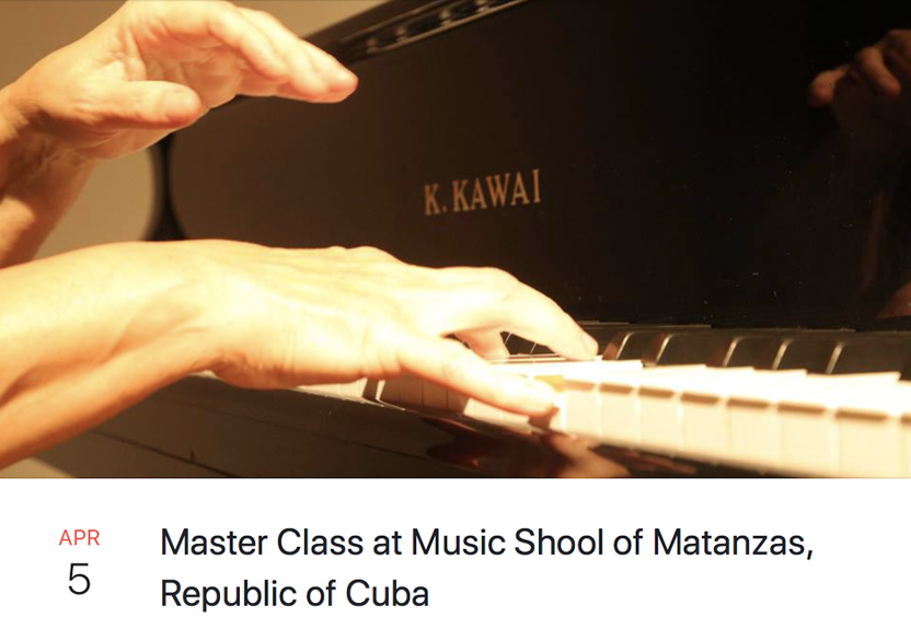 Master Class At Music Scholl og Matanzas (Cuba)