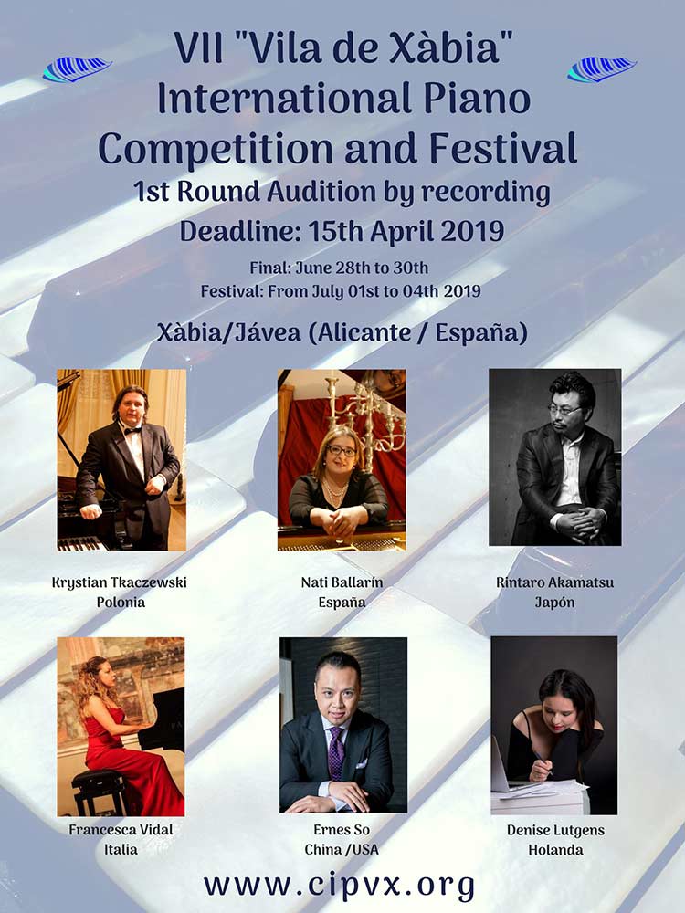 VII "Vila de Xàbia International Piano Competition and Festival"