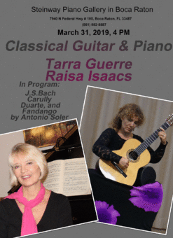WPTA USA-Florida - Classical guitar & piano