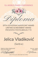 Jelica Vladiković - 12th WPC diploma